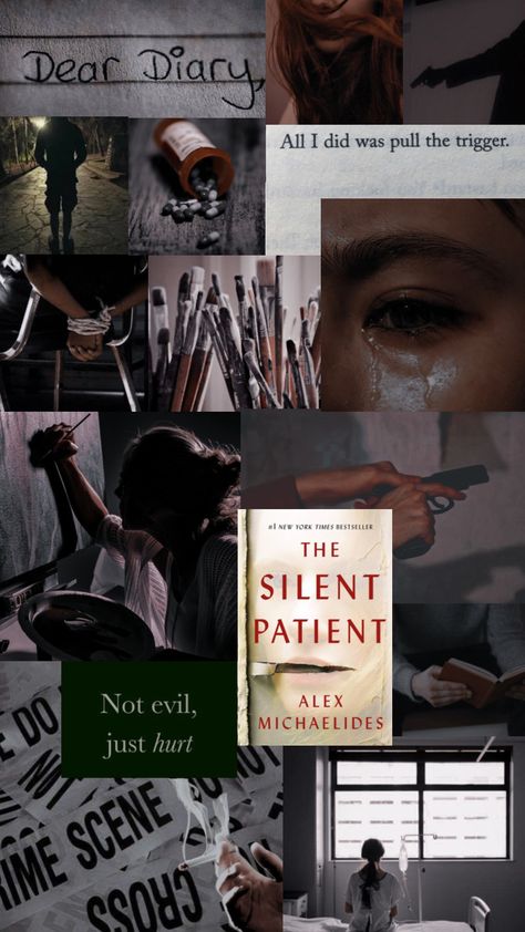 #thesilentpatient #silentpatient #thriller #thrillerbooks Silent Patient Book Aesthetic Video, Thriller Books Aesthetic, Silent Patient Book Aesthetic, Psychological Thriller Aesthetic, The Silent Patient Aesthetic, Thriller Wallpaper, Thriller Aesthetic, Fault In The Stars, The Silent Patient