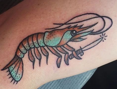 Shrimp Tattoo, Wings Tattoo Meaning, Ant Tattoo, Wheel Tattoo, Learn To Tattoo, Bicycle Tattoo, Food Tattoos, Sea Tattoo, Cloud Tattoo