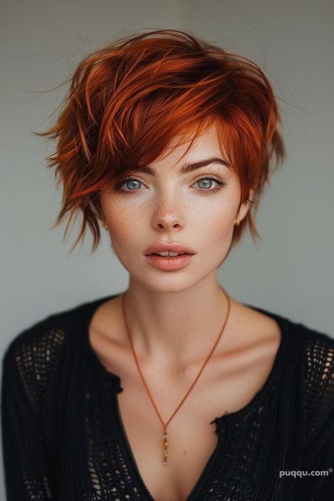 Red Hair Ideas, Cute Bob Haircuts, Cool Hairstyles For Girls, Short Red Hair, Hair Color And Cut, Short Hair Haircuts, Hair Transformation, Hair Today, Hair Day