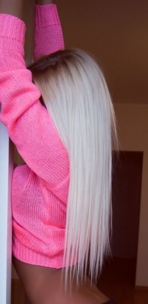 White / bleach blond hair / long hair Hair Colorful, White Blonde Hair, White Blonde, Platinum Blonde Hair, Hair Envy, Platinum Blonde, Love Hair, Pastel Goth, White Hair