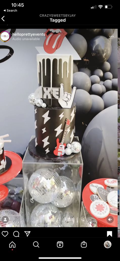 One Rocks Cake, One Rocks Birthday Cake, Rock And Roll Two Year Old Birthday, Rock And Roll First Birthday Cake, One Rocks First Birthday Cake, Smash Cake Rock And Roll, Rock N Roll Smash Cake, Rockin 1st Birthday, One Rocks Smash Cake