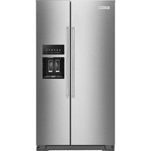 Kitchenaid Fridge, Stainless Fridge, Counter Depth Fridge, Kitchenaid Refrigerator, Refrigerator Brands, Counter Depth Refrigerator, Kitchen Appliances Refrigerators, Side By Side Refrigerator, Stainless Steel Refrigerator