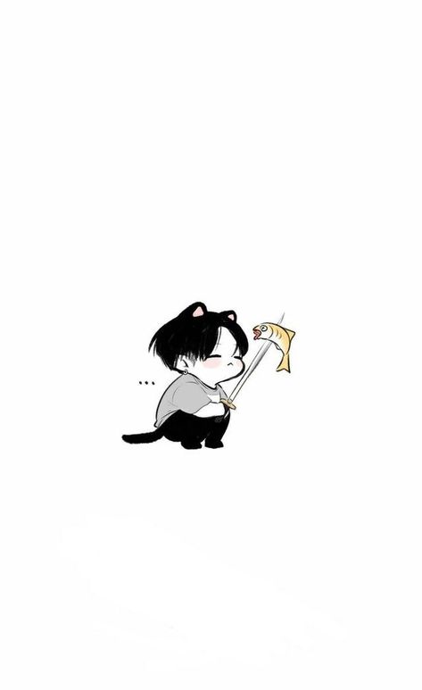 Lil Meow Meow, Chibi Bts, Chibi Wallpaper, Anime Toon, Cute Kawaii Animals, Anime Devil, Bunny Wallpaper, Bts Aesthetic Wallpaper For Phone, Suga Bts Swag