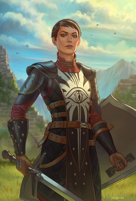 Dragon Age Artwork, Cassandra Pentaghast Art, Isabela Dragon Age, Cassandra Dragon Age, Dragon Age Fanart, Dragon Age Qunari, Cassandra Pentaghast, Dragon Age Characters, Dragon Age Series