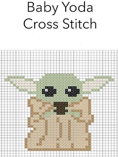 Cross Stitch Bookmarks, Mini Cross Stitch, Simple Cross Stitch, Cross 2A5 Grogu Bookmark, Grogu Cross Stitch Pattern, Grogu Cross Stitch, Baby Yoda Cross Stitch, Yoda Cross Stitch, Cross Stitch Simple, Cross Stitch Harry Potter, Cross Stitch Cross, Xmas Cross Stitch