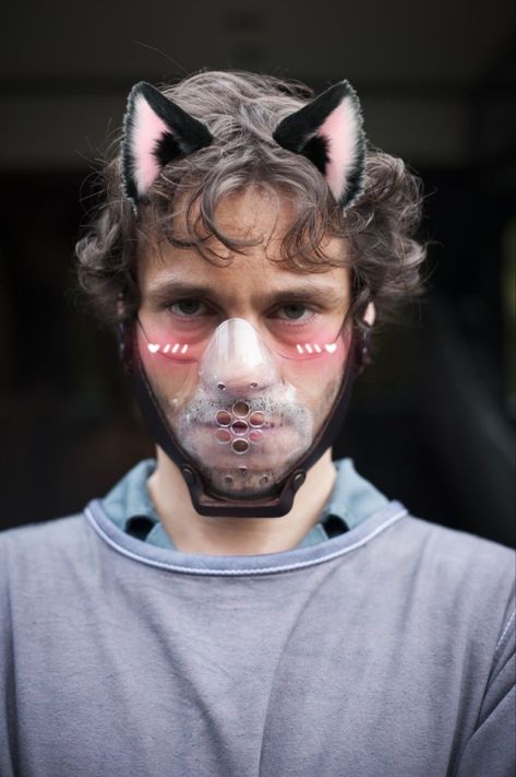 Will Graham Prison Mask, Will Graham Mask, Hannibal Pfp Funny, Hannibal Pfp, Hannibal Lector Costumes, Hannibal Mask, Hannibal With Mask, Hannibal Meme, Hannibal Tv Show