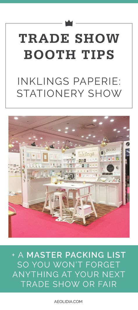 National Stationery Show tips from Inklings Paperie. Learn what to expect at the NSS, NY NOW, or other gift or trade show. Tips on booth setup and wholesale relationships. Campfire Centerpiece, Trade Show Booth Ideas, Trade Show Ideas, Booth Setup, National Stationery Show, Show Booth Ideas, Craft Show Booth, Craft Fairs Booth, Trade Show Booth Design