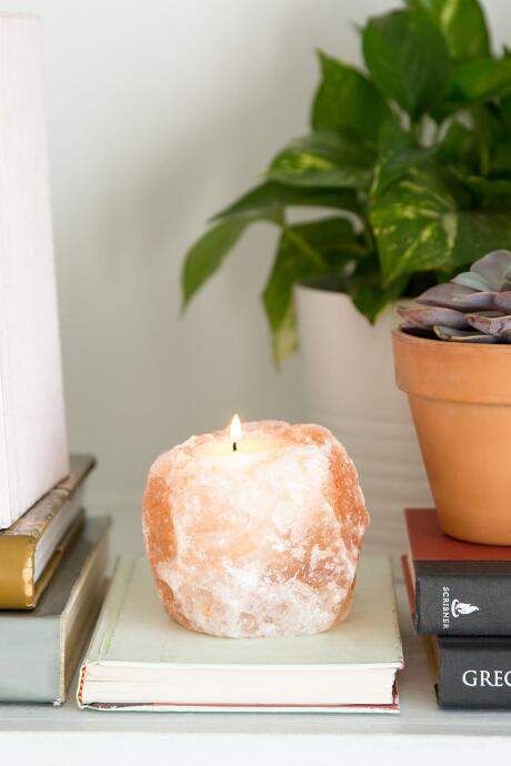 nice candle holder for good vibes!  Himalayan Salt Tea Light Votive pink home decor/shopping/affiliate Pink Candle Holder, Himalayan Salt Candle Holder, Himalayan Salt Candle, Pink Candle Holders, Salt Candle Holder, Witches Cottage, Salt Candle, Pink Candle, Bedroom Candles