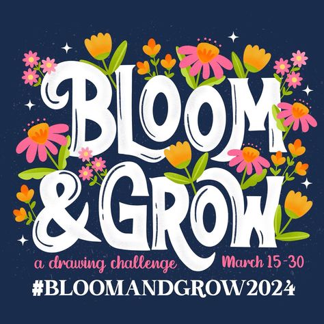 I’m teaming up with @chickofalltrade @bluelela @byerikawithak @riritamuradesign @createdbyginny @vera.drmanovski @seejessletter and @theinkingrose to host the Bloom and Grow Drawing Challenge on March 15-30! Every 3 days, there will be different prompts! All mediums and styles are welcome to participate! Make sure to use the hashtag #bloomandgrow2024 and add the prompt list as your second slide so we can find and share your work! Feel free to drop in whenever you can or join all 6 prompts... Grow Drawing, Prompt List, Drawing Challenge, Be Different, Drop In, Mural, Feelings, Drawings, Instagram