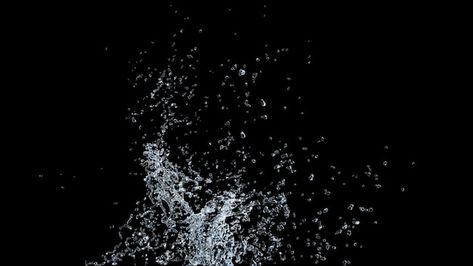 Black Bg, Photo Water, Water Splash, About Water, Background 3d, 3d Illustration, Premium Photo, Black Background, Black Backgrounds