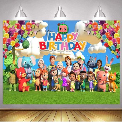 [22+] Cocomelon Happy Birthday Wallpapers | WallpaperSafari Cocomelon Happy Birthday, Happy Birthday Wallpapers, Festa Cocomelon, Birthday Wallpapers, Cocomelon Characters, Balloon Birthday Themes, Happy Birthday Banner Printable, Coco Melon, Birthday Invitation Card Template