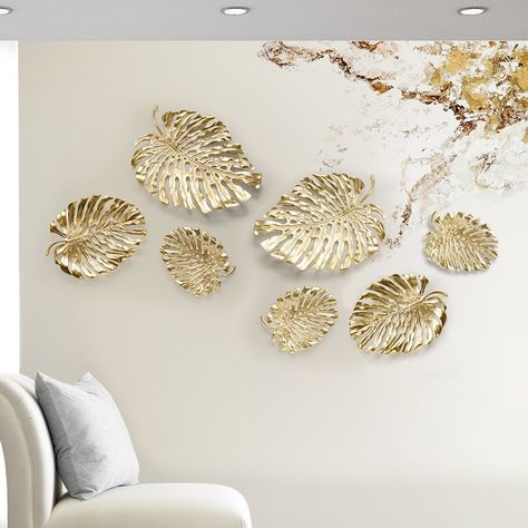 Wall art or table top platters? Our Monstera Leaf Wall Art pieces display elegance and versatility!  Shop our collection of new arrivals. Get FREE shipping on orders over $50 Wallpaper Ideas For Living Room, Elegant Candle Holders, Leaf Wall, Wall Decor Design, Wall Accessories, Leaf Wall Art, Falling Leaves, Leaf Decor, Wallpaper Decor