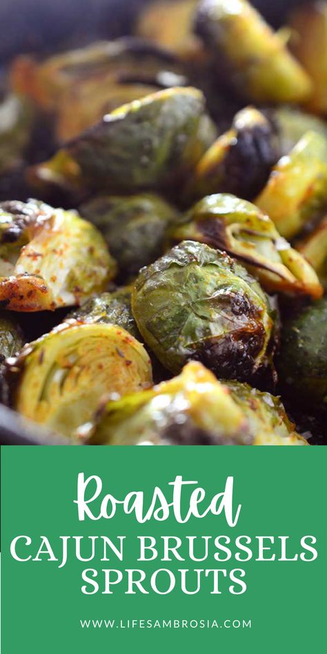 Cajun Roasted Brussels Sprouts Best Brussel Sprout Recipes, Edible Peanut Butter Cookie Dough Recipe, Peanut Butter Cookie Dough Recipe, Edible Peanut Butter Cookie Dough, Brussel Sprout Recipes, Cajun Chicken Breast, Roasted Brussel Sprouts Oven, Roasted Brussels Sprouts Recipe, Baked Brussel Sprouts