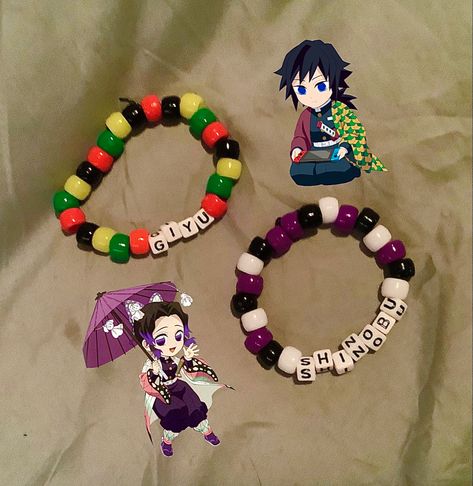 Inspo : me <3 Giyu And Shinobu, Matching Bracelet, Matching Bracelets, Bracelet