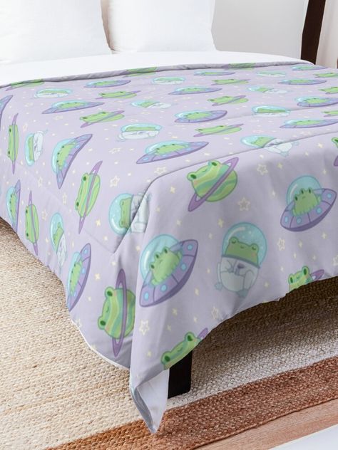 Frog Bedroom, Small Bedroom Inspiration, Bday List, Aesthetic Bedroom Ideas, Soft Pastel Colors, House Bedrooms, A Frog, Teen Room, Aesthetic Bedroom