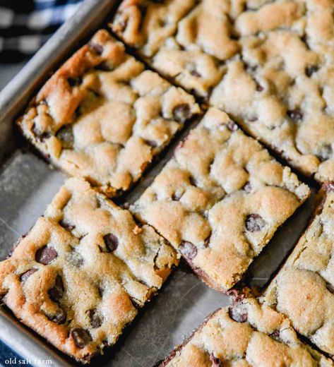 Chocolate Chip Pan Cookies, Cookie Mix In A Jar, Chocolate Chip Cookie Bar Recipe, German Chocolate Brownies, Traditional Cookies, Mix In A Jar, Pan Cookies, Chocolate Chip Cookie Mix, Chocolate Chip Bars