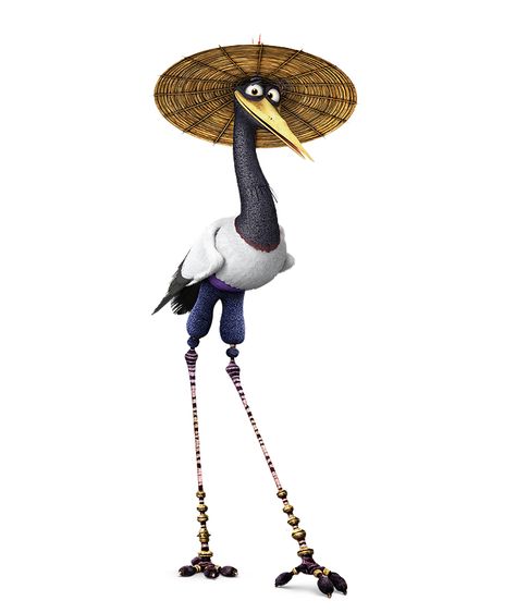 Master Crane is one of the supporting characters of the Kung Fu Panda franchise. He is a member of the Furious Five as well as one of Master Shifu's students at the Jade Palace. He is a master of the Crane Style of kung fu. Crane previously worked as a janitor at the Lee Da Kung Fu Academy, where his keen skill was noticed by its star pupil, Mei Ling. Though lacking confidence at first, he passed the school tryouts and proved his kung fu capabilities, and later formed the Furious Five with...... Jade Palace, Po And Tigress, Master Shifu, Kung Fu Panda 3, Dreamworks Movies, Dragon Warrior, Warrior Spirit, The Furious, Dreamworks Animation