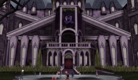 Monster High Bloxburg, Monster High School Layout, Monster High School Building, Monster High School Aesthetic, Monster High School Background, Monster High Shifting, Monster High Desktop Wallpaper, Monster High Wallpaper Laptop, Monster High Background