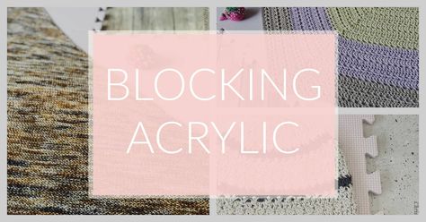 Can you block projects made with acrylic yarn? Yes! What is the best way to block crochet and knitting projects made with acrylic fibers? There are several different ways to … The post How To Block Your Acrylic Knitting And Crochet Projects appeared first on ChristaCoDesign. Knitting Images, Knitted Squares Pattern, Blocking Mats, Block Crochet, Simple Sewing Tutorial, Crochet Sun Hat, Sweater Knitting Pattern, Crochet Tips, Crochet And Knitting