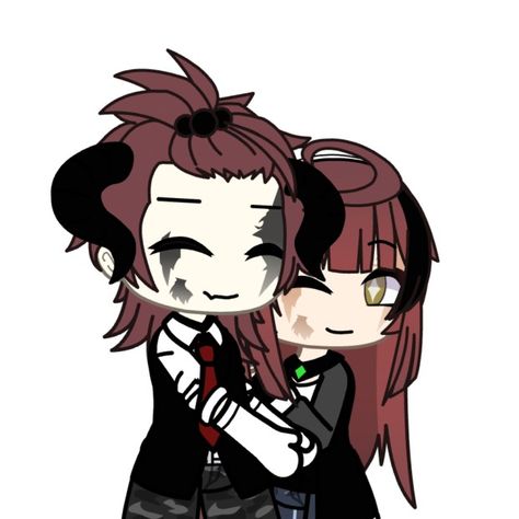 Gatcha Outfits, Brother And Sis, Cute Black Shirts, Oc Gacha, Gacha Outfits, Club Outfit Ideas, Gacha Oc, Club Life, Club Design