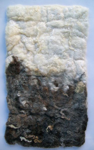 Tovad Ull, Wool Felt Fabric, Wool Texture, Silk Noil, Felt Pictures, Wool Textures, Wet Felt, Art Hobbies, Wool Art