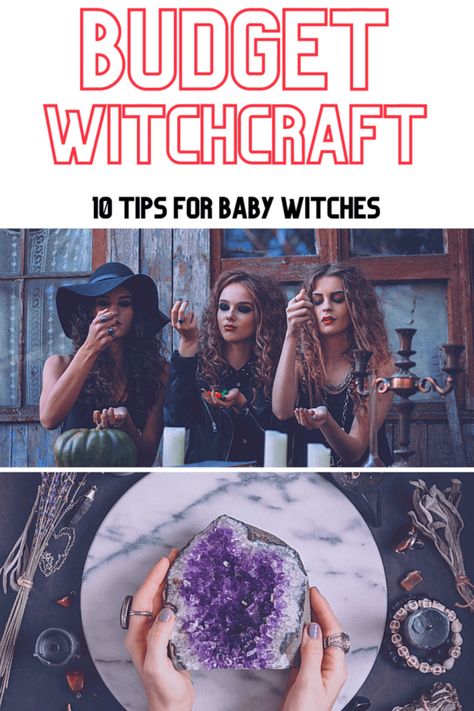 Cheap Witchcraft Supplies, Broke Witch Tips, Witchcraft On A Budget, Beginner Witch Supplies, Dollar Tree Witchcraft, Dollar Store Witchcraft, Witch Learning, Budget Witchcraft, Diy Witchcraft