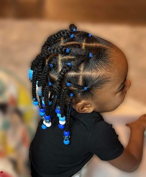 Toddler Rubber Band Hairstyles, Girl Beaded Hairstyles, Braided Updo Black Hair, Short Hair For Kids, Black Baby Girl Hairstyles, Baby Girl Hairstyles Curly, Daughter Hairstyles, Cute Toddler Hairstyles, Black Kids Braids Hairstyles