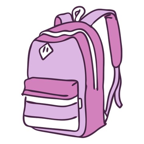 School bag color doodle #AD , #AFFILIATE, #AFFILIATE, #bag, #color, #doodle, #School Backpack Doodle Easy, Backpack Doodle, Bag Doodle, Pink School Bags, Botanical Flowers Print, Doodle Png, Cute School Bags, Bag Illustration, School Icon