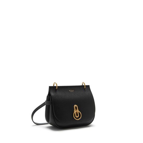 Small Amberley Satchel In Black Small Classic Grain - Black - Mulberry Shoulder bags Mulberry Shoulder Bag, Leather Bag Design, Mulberry Bag, Bags And Purses, Grey Bag, British Countryside, Satchel Handbags, Black Handbags, Leather Satchel