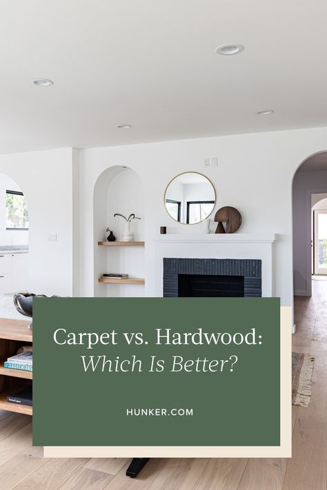 Carpet Vs Hardwood Floors Living Rooms, Carpet Vs Vinyl Plank, Carpet And Hardwood Together, 90s Home Update, Diy Flooring On A Budget, Vinyl Flooring Living Room, Budget Flooring Ideas, Flooring On A Budget, Vinyl Hardwood Flooring