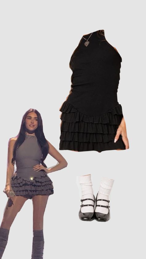 madison beer inspired concert / party outfit from edikted ! 🎀 Madison Beer Concert Outfit Inspiration, Madison Beer Outfits Party, Madison Beer Concert Outfit Ideas, Madison Beer Outfits Concert, Madison Beer Concert Outfit, Madison Beer Concert, Spinnin Tour, Outfits Concert, Madison Beer Outfits