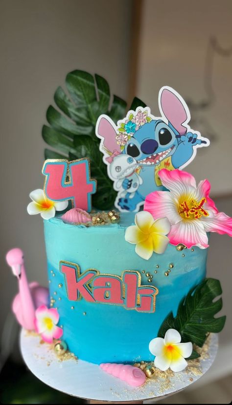 Stitch Hawaiian Cake, Lilo And Stitch Pool Birthday Party, Lilo And Stitch Birthday, Hawaiian Cake, Stitch Party, Stitch Cake, Stitch Birthday, Pool Birthday, Pool Birthday Party