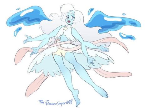 Pearl And Lapis Fusion, Moonstone Steven Universe, Lapis Fusion, Pearl Fusion, Steven Universe Gif, Su Oc, Steven Universe Fan Fusions, Rose Quartz Steven Universe, Steven Universe Theories