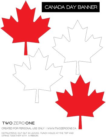 Canada+Day+Printable Seniors Activities, Canadian Decor, Canada Day Crafts, Canada Party, Canadian Quilts, Canada Project, Canada Day Party, Diy Birthday Banner, Canada Holiday