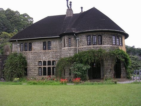 https://flic.kr/p/4Ceo2 | Adisham Bungalow | Adisham Bungalow, Haputale.This great bungalow is constructed by Sir Thomas Lister Villiers and designed on the "Tudor style" on the lines of the Leads castle in Kent. All the wood in this luxurious palace is nothing but "Burma teak" and English oak. He did the garden lay out too in the British style and named his Dream building "Adisham" after the Kentish village where he was born. Now it's a Benedictine monastery. Luxurious Palace, Nuwara Eliya, Country House Design, Sri Lanka Travel, Tudor Style, The Tudor, Country Style Homes, City Apartment, Closer To Nature