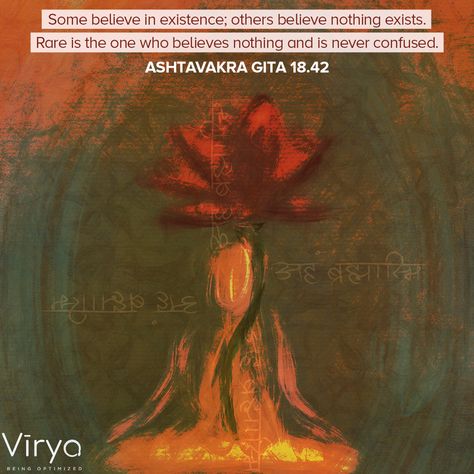 This powerful verse from the Ashtavakra Gita sheds light on the spiritual journey, which can often be filled with paradoxes. The intellect may try to make sense of these paradoxes, but true spiritual transformation occurs when you surrender to them and venture beyond. #spiritualmaterialism vs #truespirituality Ashtavakra Gita, Spiritual Awakening Quotes, Watercolor Art Face, Hindu Mantras, Spiritual Transformation, Awakening Quotes, Buddha Painting, Hinduism Art, Divine Mother