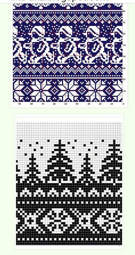 Fair Isle Charts Nordic, Nordic Knitting Patterns, Motif Fair Isle, Crochet Christmas Stocking Pattern, Fair Isle Chart, Colorwork Chart, Crochet Christmas Stocking, Graph Crochet, Fair Isle Knitting Patterns