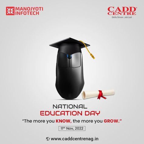 May education show you the path towards a good life. National Education Day📚 #caddcentrenagpur #caddcentre #nationaleducationday #education #educationday #maulanaabulkalamazad National Education Day Creative Ads, Education Day Creative Ads, National Education Day, Education Day, Account Recovery, India Independence, Travel Poster Design, Skill Games, Money Games