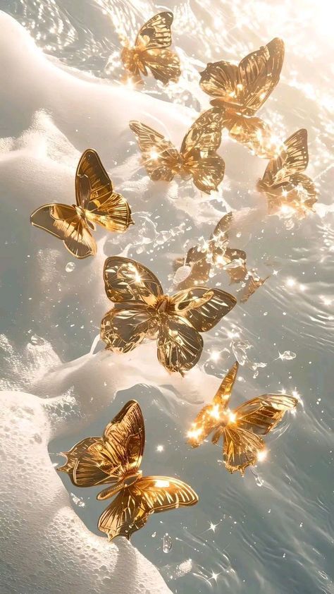 Golden Wallpaper Aesthetic, Fireworks Aesthetic, Golden Wallpaper, Satisfying Pictures, Beautiful Butterfly Pictures, Summer Wallpapers, Pretty Phone Wallpaper, Butterfly Pictures, Pretty Wallpaper Iphone