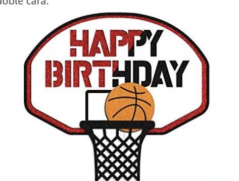 Jordan Cake Topper Printable Free, Basketball Ring Cake Topper Printable, Happy Birthday Basketball Theme, Basketball Cake Topper Printable, Basketball Torte, Basketball Topper, Basketball Theme Cake, Basketball Happy Birthday, Happy Birthday Basketball