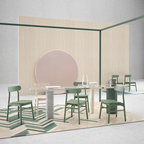 As of early feb19, not in stores yet but check out this green chair. Ronninge (umlaut-o) Ikea Dining Table, Ikea Dining, Colourful Kitchen, Green Dining Chairs, Ikea Chair, Ikea Home, Eames Chairs, Red Curtains, Kitchen Cabinet Doors