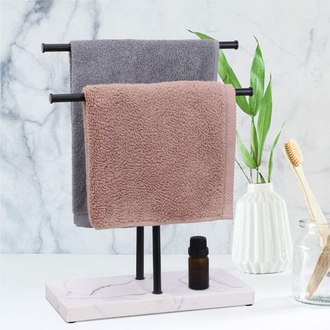 Free Standing Towel Rack Bathroom, Hand Towel Stand, Toallero Ideas, Towel Holder For Bathroom, Bathroom Hand Towel Holder, Standing Towel Rack, Free Standing Towel Rack, Towel Holder Stand, Hand Towel Rack