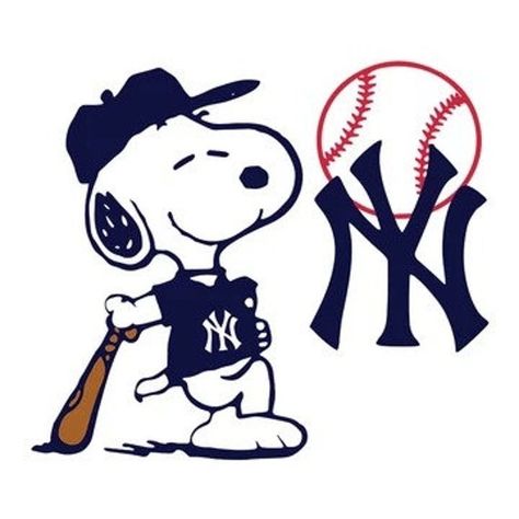 Yankees Svg, Silhouette Studio Designer Edition, New York Yankees, Download File, Svg Files For Cricut, Cricut Design, Svg Files, Svg File, Snoopy