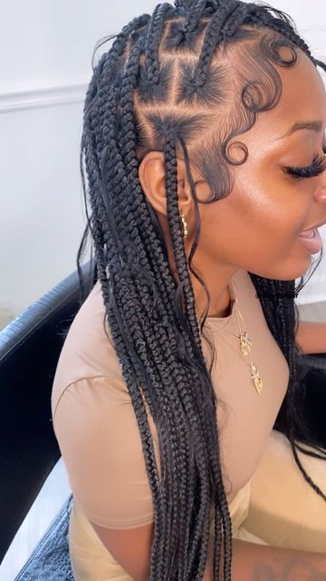 Messy Edges With Knotless Braids, Bohemian Knotless Braids Medium, Medium Bohemian Braids, Medium Knotless Bohemian Braids, Boho Knotless Braids Medium, Medium Bohemian Knotless, Medium Bohemian Knotless Braids, Medium Boho Braids, Medium Boho Knotless