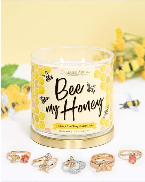 Candle Protection, Bee Candle, Royal Essence, Jewel Candles, Bee Candles, Charmed Aroma, Honey Candle, Candle Obsession, Sterling Silver Opal Ring