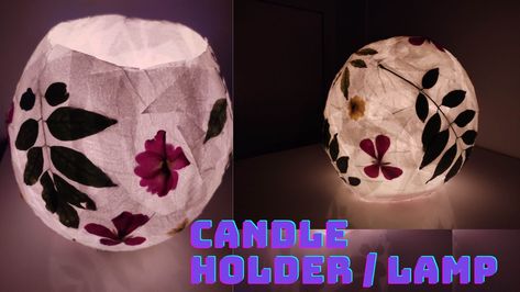 Tissue paper candle stand for diwali Tissue Paper Candle Holders, Tissue Paper Candles, Paper Candle Holders, Paper Candle, Diy Diwali Decorations, Diwali Diy, Diy Candle Holders, Diy Holder, Diwali Decorations