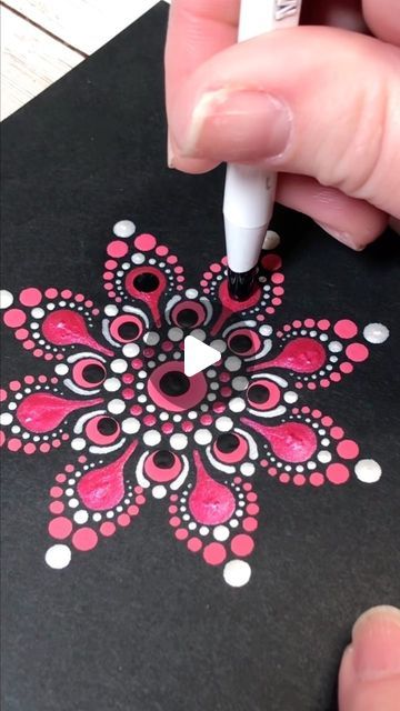 Dot Painting Cards, Dotting Painting, Mandala Dots, Dot Art, The Tools, Dot Painting, Dots Art, Acrylic Paint, Card Stock