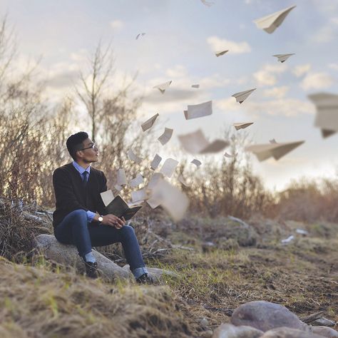 paper planes by Tasha Maríe, via Flickr Angus And Julia Stone, Emotions Photography, Julia Stone, Lonely Man, Plane Photography, Levitation Photography, Fly Paper, Emily Carr, Paper Planes