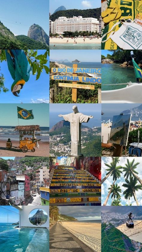 Rio de Janeiro Holidays Destinations, Ig Icons Highlights Aesthetic, Brazil Vacation, Travel Inspiration Destinations, Sao Paulo Brazil, Travel Wallpaper, North And South America, Famous Places, Holiday Destinations