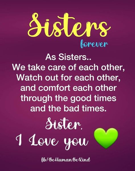 Happy Thanksgiving Sister, Love You Sister Images, Sisters Poem, Thanksgiving Sister, Sisters By Heart Quotes, Girlfriend Quotes Friendship, Sisters Forever Quotes, Beautiful Sister Quotes, Sister Bond Quotes